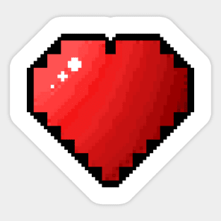 Pixel - Heart Sticker